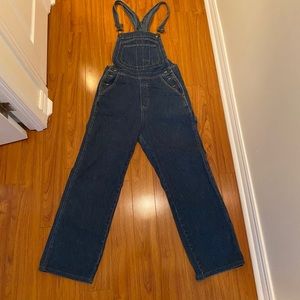 Wide leg Denim Overalls